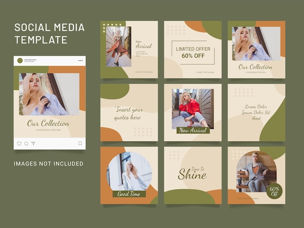 Modello Instagram Fashion Women Post Puzzle