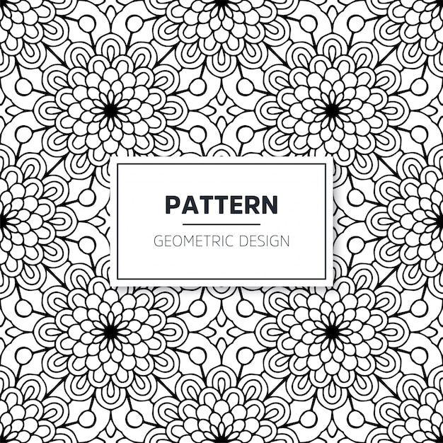 Modello Mandala Senza Soluzione Di Continuità.