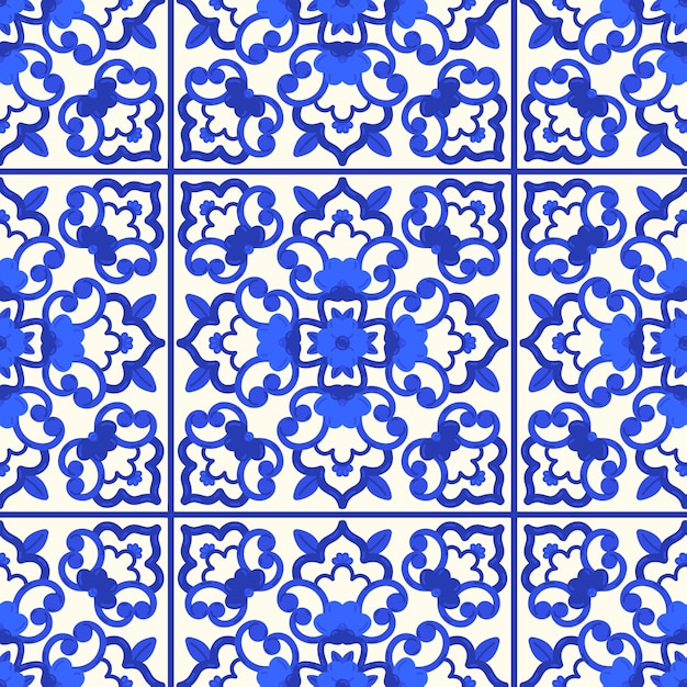 Modello messicano talavera dal design piatto