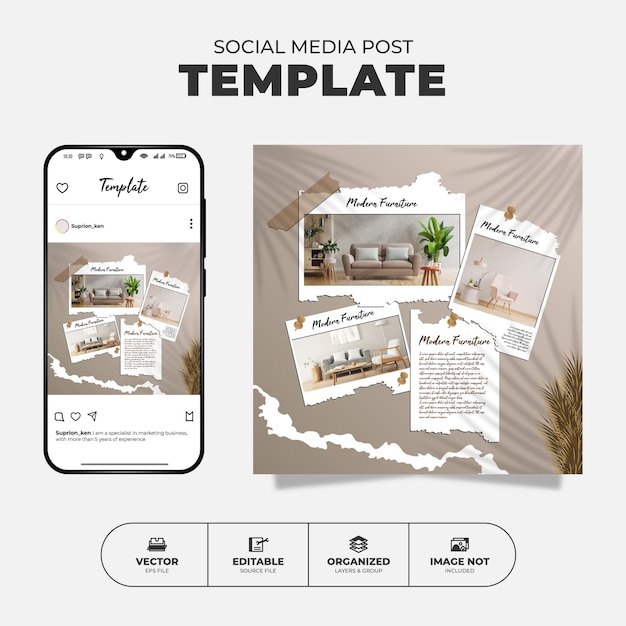 Modello Mockup Polaroid e Fotolibro