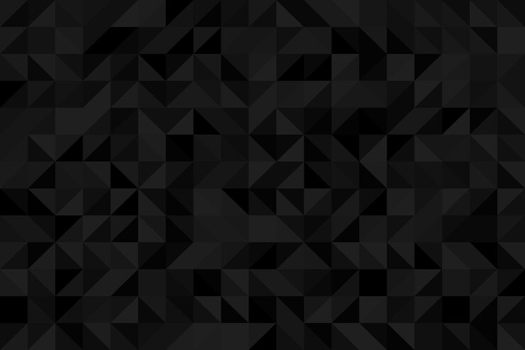 Modello moderno astratto di forme geometriche sfondo mosaico nero scuro
