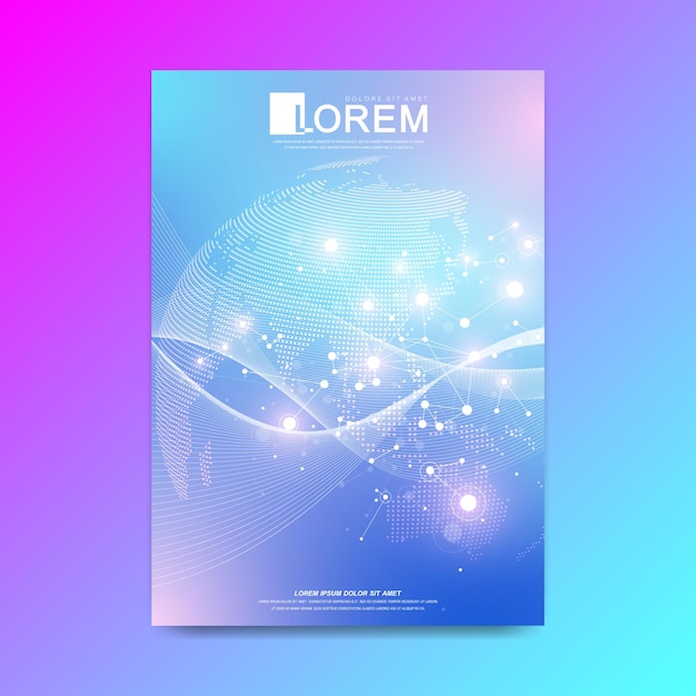 Modello moderno per brochure Leaflet