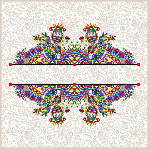 Modello ornamentale d'epoca