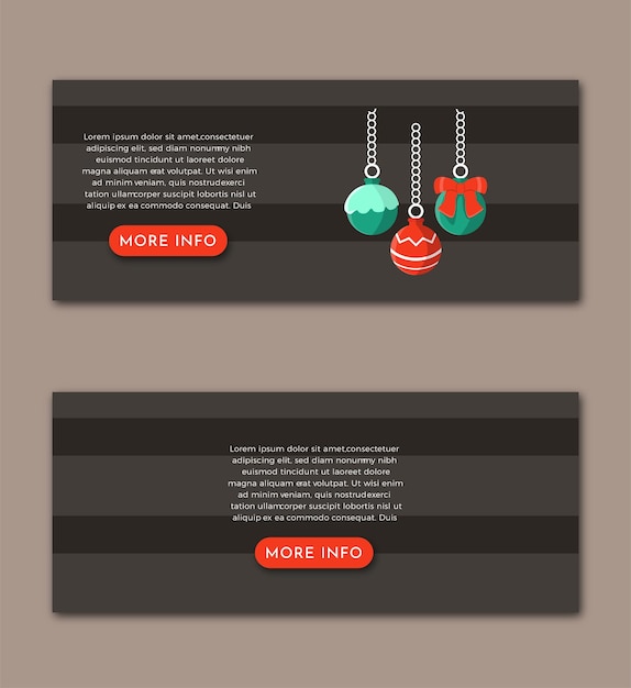 Modello realistico di progettazione dell'insegna della decorazione di Natale