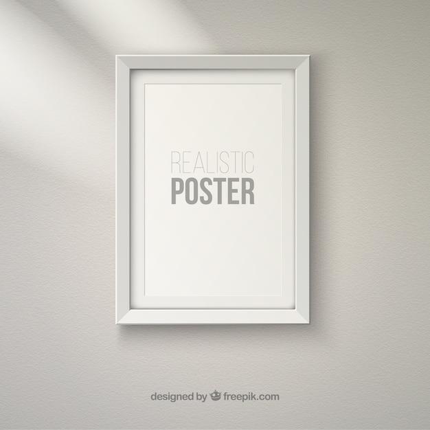 modello realistico per un poster