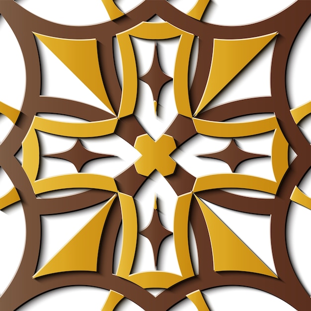 Modello retrò decorazione floreale senza soluzione di continuità
