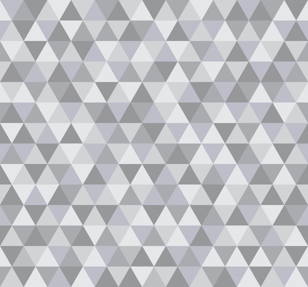 Modello senza cuciture astratto grigio triangolare mosaico