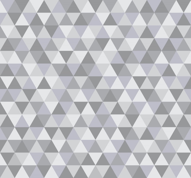 Modello senza cuciture astratto grigio triangolare mosaico