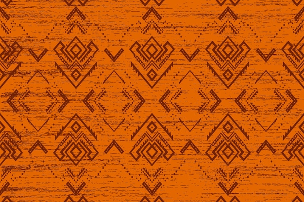 Modello senza cuciture del vettore tribale Navajo Ornamento nativo americano Stile di decorazione etnico sud-occidentale B