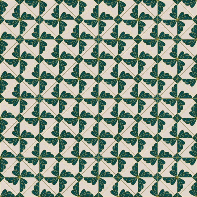 Modello senza cuciture delle piastrelle astratte geometriche di design piatto
