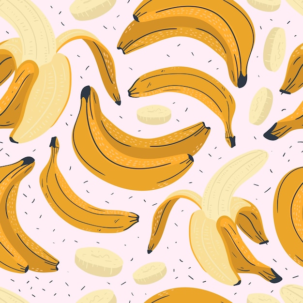Modello senza cuciture di banana