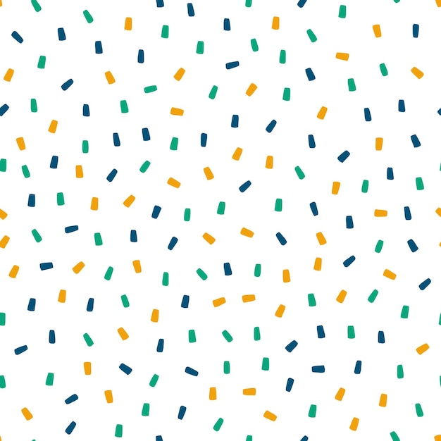 Modello senza cuciture di spruzzi colorati con sfondo bianco