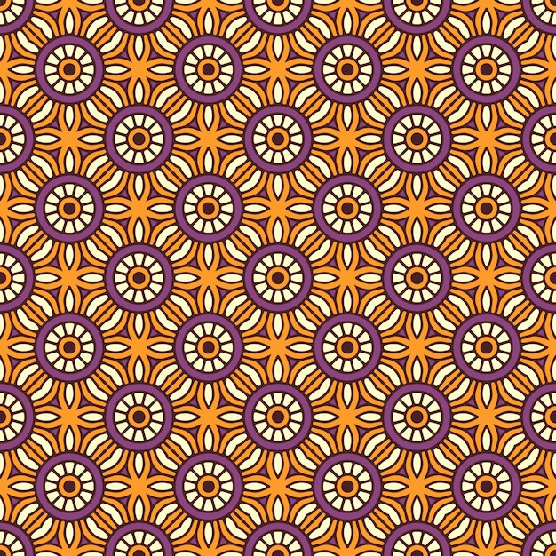 Modello senza cuciture floreale d'annata