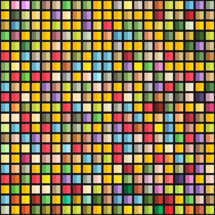 Vettore modello senza cuciture geometrico astratto di blocchi di colore