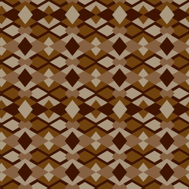 Modello senza cuciture geometrico astratto nel design retrò in stile boho per lo sfondo della stampa del tessuto