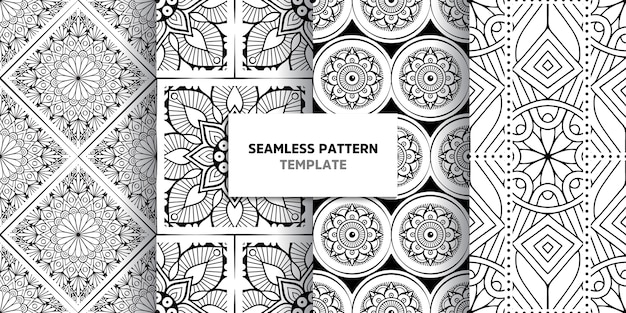 modello senza cuciture mandala vintage