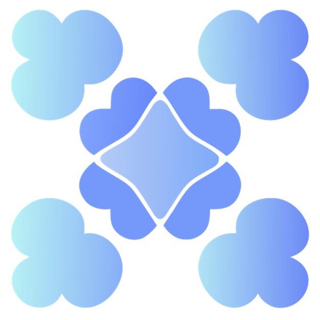 modello senza cuciture o modello ripetuto o modello tessile icona di progettazione forme colorate gradiente