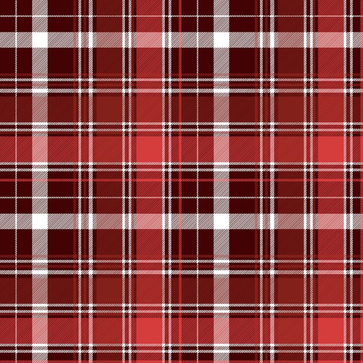 Vettore modello senza cuciture plaid astratto diagonale rosso