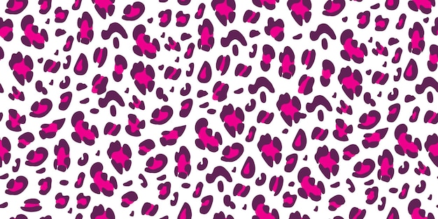 Modello senza cuciture rosa leopardo Stampa animalista per carta in tessuto