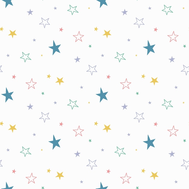 Modello senza cuciture stellato