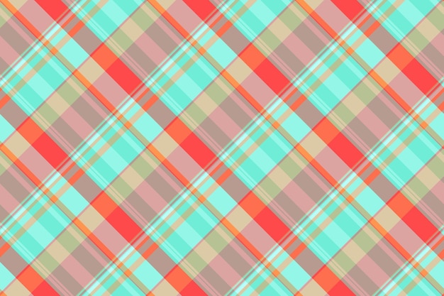 Modello senza cuciture vettoriale di compleanno tessuto americano controllo sfondo tessuto tartan a quadri aperto in colori pastello e chiari