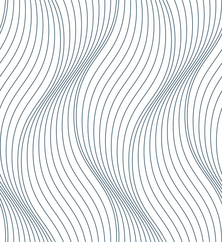 Vettore modello senza cuciture vettoriale in scala di grigi, carta da imballaggio geometrica grafica. lo sfondo astratto creato con linee ondulate nere intrecciate può essere utilizzato nei progetti tessili e web