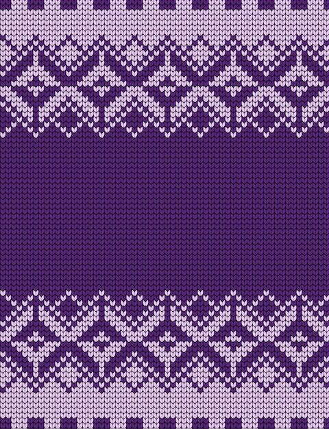 Modello senza saldatura trama a maglia Vector background senza soluzione di continuità per banner sito web cartolina carta da parati abbigliamento e design Festivo maglione Design Seamless Knitted Pattern