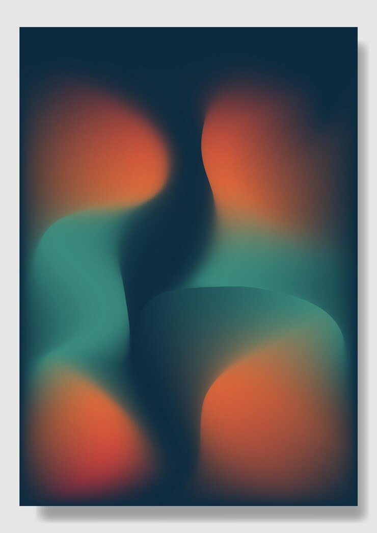Vettore modello sfumato colorato sfondo astratto