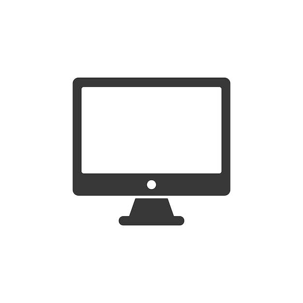Modello vettore icona schermo televisivo