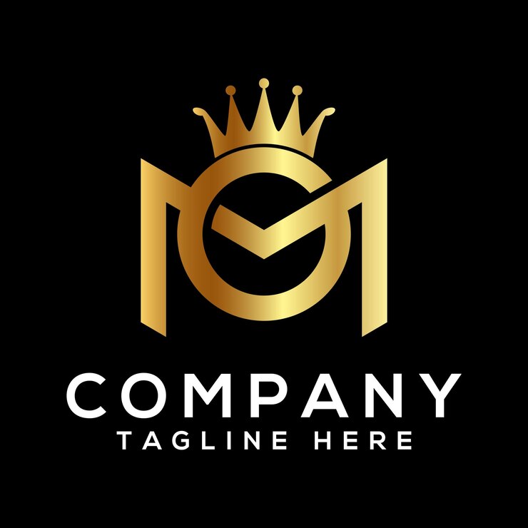 Vettore modello vettoriale di progettazione del logo delle lettere gm e md