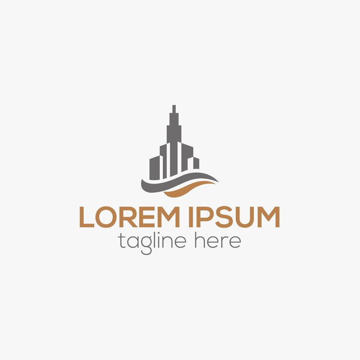 Modello vettoriale di progettazione del logo di Real Estate Copper Creek