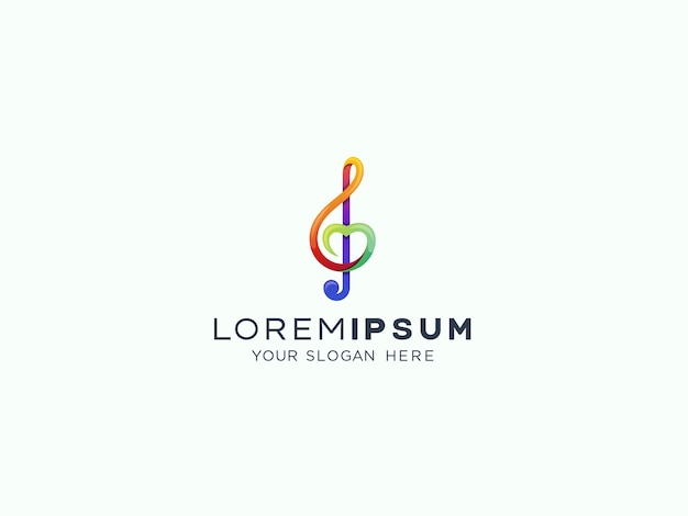 Modello vettoriale di progettazione del logo Love and Care