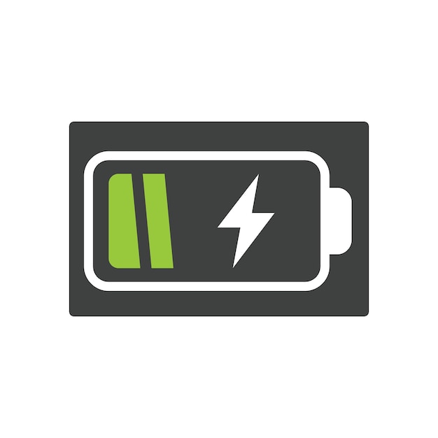 modello vettoriale di progettazione dell'icona della batteria