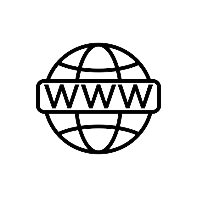 modello vettoriale di progettazione di icone internet