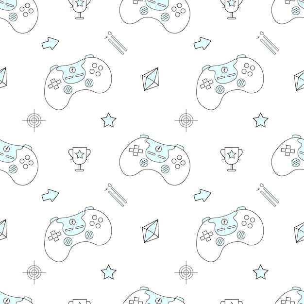 Modello vettoriale senza giunture del videogioco