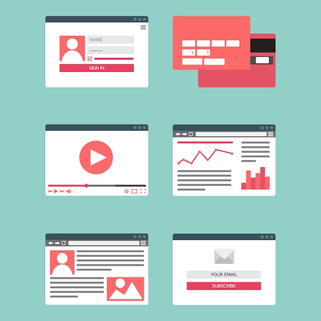 Modello Web per moduli del sito
