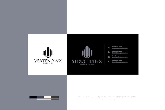 Moderna costruzione logo design ai generato modello Branding stile classico