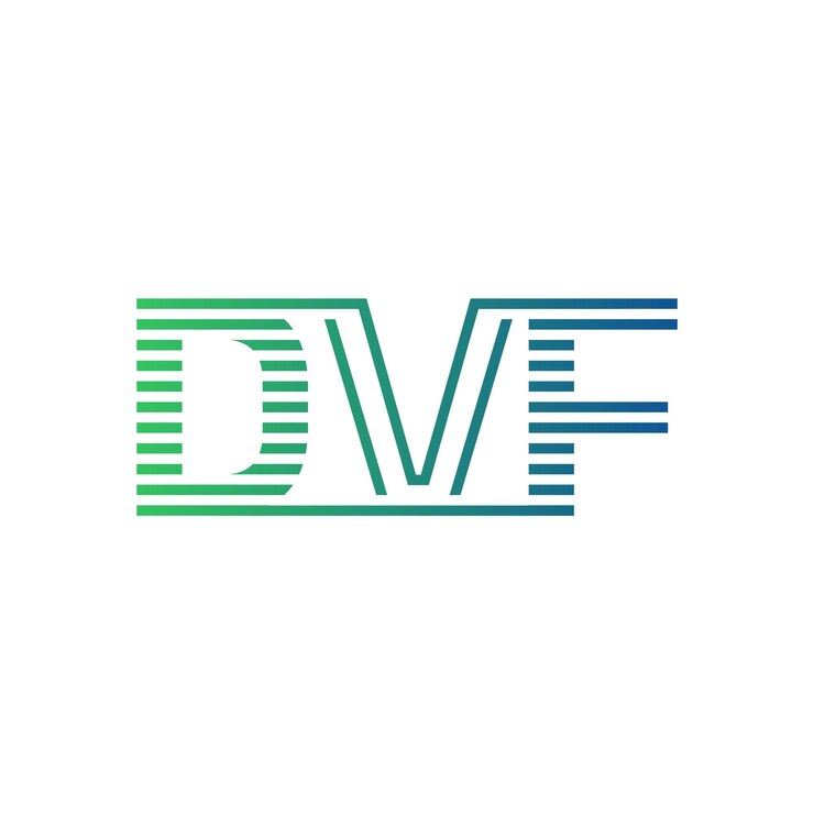 Vettore moderna dvf logo design letter dvf minimalist professional e versatile branding icon per l'identità aziendale