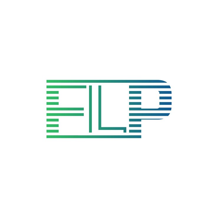 Vettore moderna flp logo design letter flp minimalista professionale e versatile branding icon per l'identità aziendale