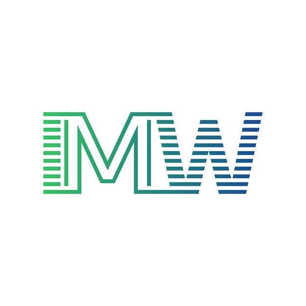 Moderna IMW Logo Design Letter IMW Minimalist Professional e Versatile Branding Icon per l'identità aziendale