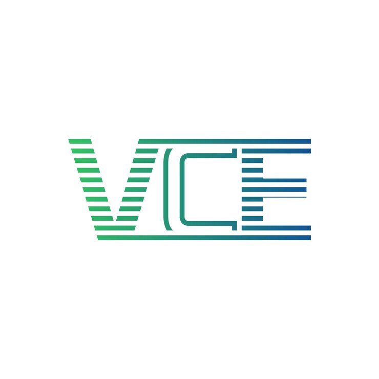 Vettore moderna vce logo design letter vce minimalist professional e versatile branding icon per l'identità aziendale