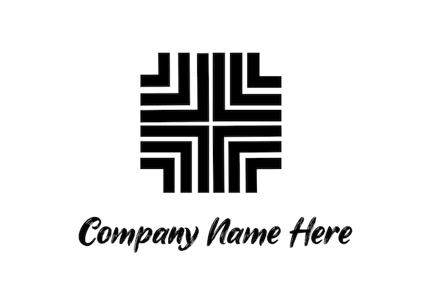 Moderno astratto Forma retro Logos