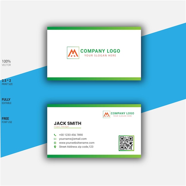 Moderno business card