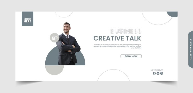 Moderno Business Class Banner Template Grigio Disegni