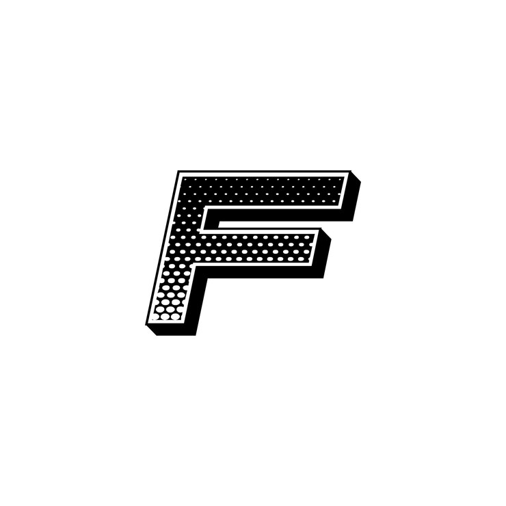 Vettore moderno design del logo latter