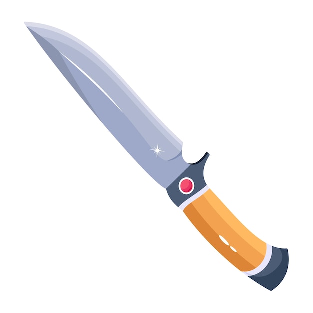 Moderno design piatto di coltello