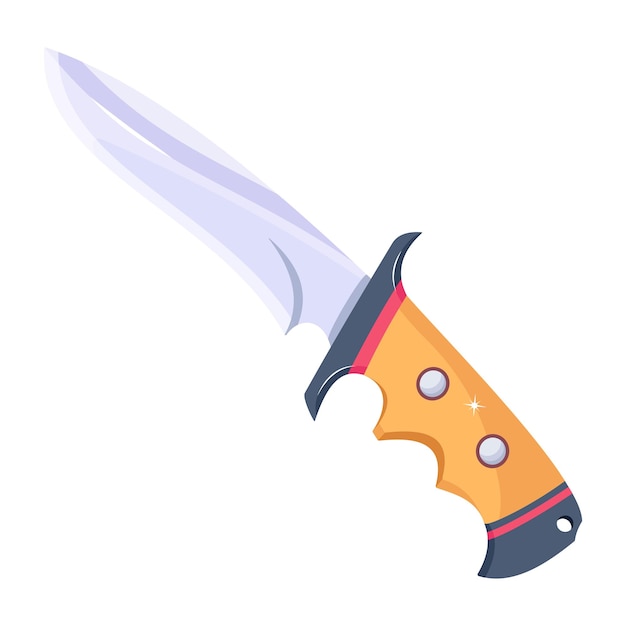 Moderno design piatto di coltello