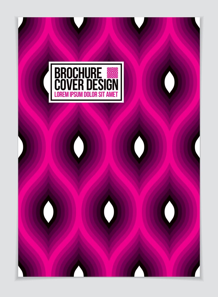 Vettore moderno modello minimo brochure, opuscolo, poster. modello geometrico vettoriale sfondo astratto. illustrazione geometrica a strisce a consistenza. formato di stampa a4.
