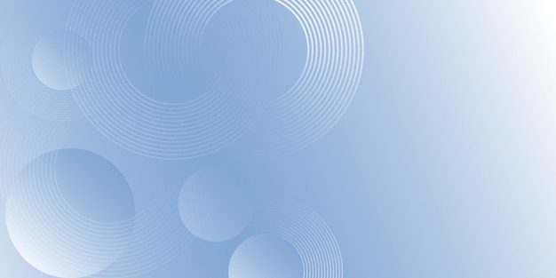 Moderno sfondo blu astratto con forma circolare Design concettuale di tecnologia digitale