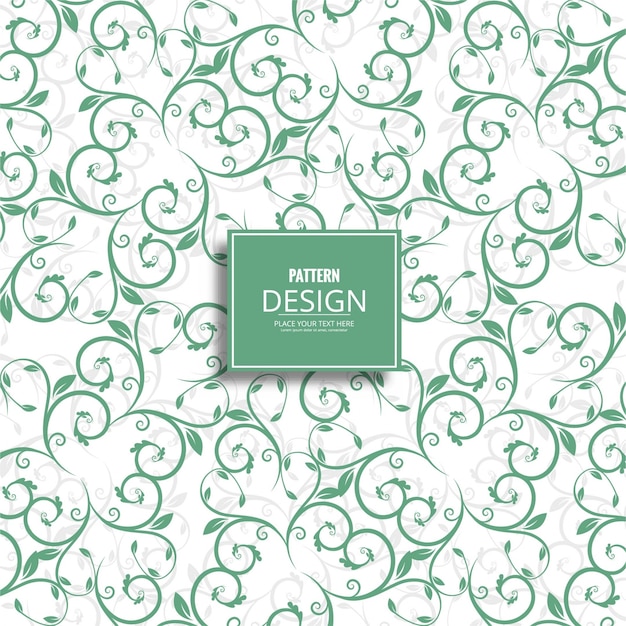 Moderno sfondo floreale pattern